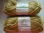 Willow Yarns Honeybee bulky wool blend yarn, Nutshell, of 2 (54 yds ea)