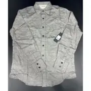 OneTeaspoon NWT Man The Classic Ace Collared Shirt in Black Size XS MSRP $145