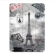 Horizontal Flip Retro Tower Patterned Painted Leather Case For Ipad Pro 11 (2018)