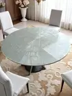 Round Selenite Coffee Table Top Kitchen Slab Counter Top Furniture Home Deco