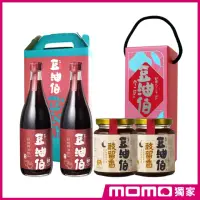 在飛比找momo購物網優惠-【豆油伯】缸底醬油萬用料理組(缸底680ml*2+豉留香26