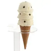 Display Faux Food Prop Vanilla Chocolate Chip Triple Ice Cream Scoop New