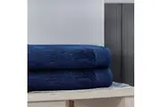 Bedding King 100% Pure Egyptian Cotton Bath Sheet - Navy Blue