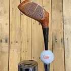 Coors Light Beer Keg Kegerator TAP HANDLE Vtg 1 Wood Driver Club On Golf Ball