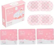 Hoement 5 Pcs Steam Eye Mask Heat Eye Patches Eye Mask Safe Eye Mask Light Blocking Eye Cover Heated Eye Warm Eye Heat Eye Steam Fever Eye Needle Punched Cotton Pink