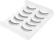 SAFIGLE 3d Chemical Fiber False Eyelashes 5 Pairs Set Eye Beauty Lashes for Women