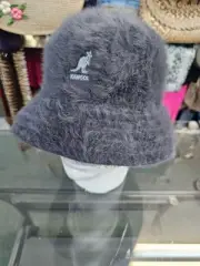 Gray Furry "Kangol Blue" Furgora Bucket Hat Cap Size Adult XLarge