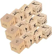 Abaodam 3 Sets Sports Fitness Dice Fun Game Props for Home Workouts Lightweight Exercise Dice for Parties Ktv and School Use for Adults