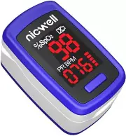 Nicwell Pulse Oximeter Fingertip, Blood Saturation Oxygen Monitor for Heart Rate