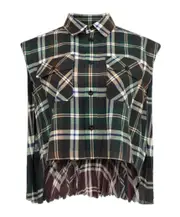 checked shirt 1,2 Green/Brown