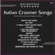 ITALIAN CROONER SONGS Karaoke CD+G Backstage #4317 New in ORGINAL Black Sleeve