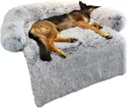 Large Calming Dog Bed Fluffy Plush Pet Mat for Dog Cat Couch Furniture Protector
