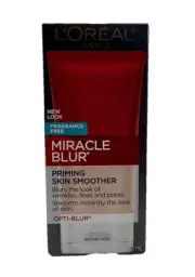 Loreal Miracle Blur Priming Instant Skin Smoother Fragrance Free Primer No SPF