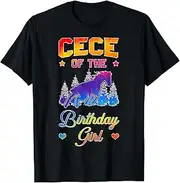 [VidiAmazing] Cece of The Birthday Girl Horse Family Bday Party ds619 T-Shirt