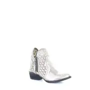 Circle G by Corral Ladies Silver Cutout Shortie Boots Q5127