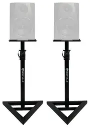 (2) Rockville Adjustable Studio Monitor Speaker Stands For Rockville APM6B