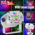 1240 Patterns RGB LED Laser Projector Stage Halloween Xmas Party Disco DJ Light