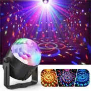 LED Magic Ball Light UV Rotating Club DJ Disco Party Stage Lights+Remote Control