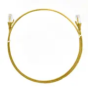 5M Cat 6 Ultra Thin Lszh Ethernet Network Cables Yellow