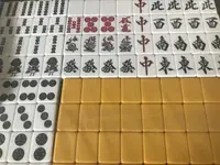 在飛比找樂天市場購物網優惠-鐵芯麻將 麻將 28-30MM四赤麻將 點棒