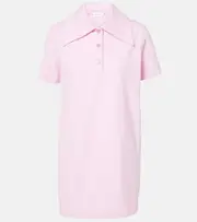 [Patou] Patou Logo cotton polo dress AU 14 pink