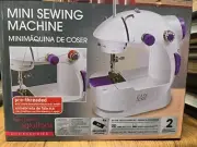 Easy Home Mini Sewing Machine, MS-201. 2 Speeds, Foot Pedal, 4 Needles Preowned