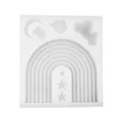 Rainbow Clouds Moon Fondant Cake Mold Chocolate Ice Block Dessert Decor