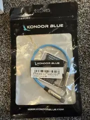 Kondor Blue Right Angle 3.5mm Stereo 10” Blue