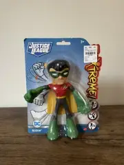 DC 7" Tall FLEXTREME Justice League poseable rubber Robin figure new