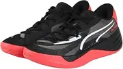 All-PRO Nitro 379079 Basketball Shoes, 24 Spring Summer Colors Puma Black/Active Red (08), 25.5 cm