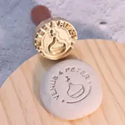 Signature Custom Stamp for Pottery,clay, Chocolate, Cookie, Soap, Ice Cubes etc.