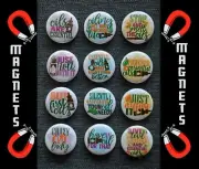 Essential Oil Sayings - 1 1/2" Magnet Set (Set of 12)