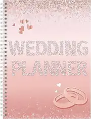 Wedding Planner - Wedding Planner Organizer,Countdown Notebook Agenda Scrapbook Aesthetic For Honeymoon Journaling