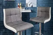 BAR Stool Modena 90115cm Grey White