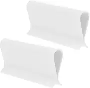 EPIGEIST 2Pcs Transparent Roller Blind Grips Plastic Curtain Clips Easy to Use Fixing Tools for Home Office More Lightweight Reusable Protects Curtains from Damage