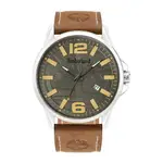 送禮首選★TIMBERLAND 美式潮流經典款皮帶腕錶46MM(TBL.15905JYS/61-G) 附提袋【全館滿額折價★APP下單點數4倍送】