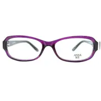 在飛比找PChome24h購物優惠-【ANNA SUI】安娜蘇 金屬雕花文字光學眼鏡(紫) AS