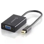 Alogic MDP-VGBK-ADP 15cm Mini DisplayPort to VGA Adapter Male to Female Black