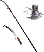 Manual Pole Saws Extendable Tree Pole Pruner, 18FT/24FT Telescoping Extension Pole Saws for Tree Trimming, Pole Saw for Tree Trimming