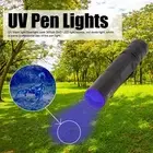 UV Black Light Flashlight Portable Mini Blacklight Ultraviolet Pen Lights