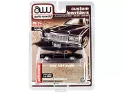 1975 Cadillac Eldorado Black Brown Vinyl Top Custom Lowriders 1/64