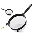 PP Fine Mesh Colander Strainer Black Meshes Strainer High Quality Flour Sieve
