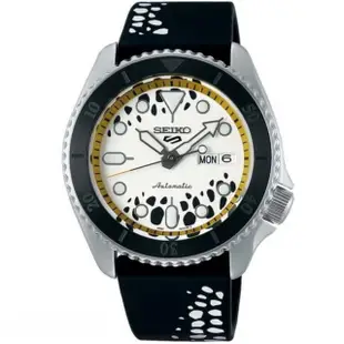 【SEIKO 精工】5 Sports X ONE PIECE 航海王 羅 機械腕錶 SK044 母親節 禮物(SRPH63K1/4R36-11Y0S)