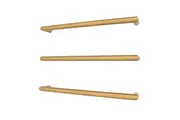 Radiant SBRTR-650 Heated/Non-Heated Single Round Towel Rail - 650mm - Brushed Gold (1 Piece)