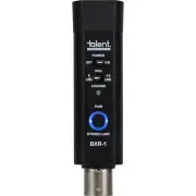 Talent BXR-1 XLR Bluetooth Audio Receiver with Rechargeable Battery and USB Cabl