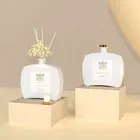King of scents Aroma Premium Reed Diffuser Set with Preserved Baby's Breath & Co