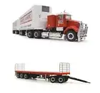 1:64 HIGHWAY REPLICAS Kenworth Brambles ROAD TRAIN Truck & Trailer + 2nd Trailer