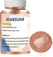 ninesung Powder Coating Paint for Metal Surfaces | Car Paint | Building Materials | Powder Paint for Steel Structures, Factories, Buildings, Playgrounds, Gardens (Rose Gold, 8 Ounce)