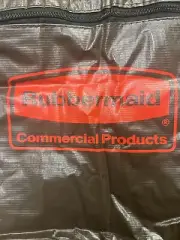 (5) RUBBERMAID VINYL REPLACEMENT BAGS Brown for Maid Cart Zippered hotel motel