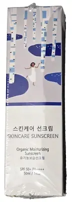 SKINCARE SUNSCREEN SPF 50 Organic Moisturizing PA++++ Anti-Aging UVA UVB 50 mL